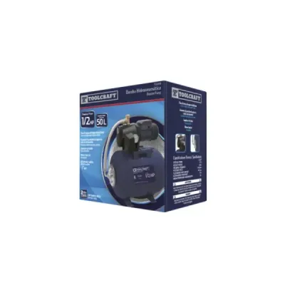 Bomba Hidroneumática 50 Litros 1/2 Hp Toolcraft 38 Metros