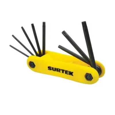 Juego 8 Llaves Bristol Torx Tipo Navaja Plástica Surtek