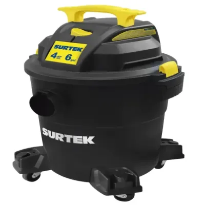 Aspiradora Sopladora 6 Gal 4 Hp Surtek Sólidos Y Líquidos
