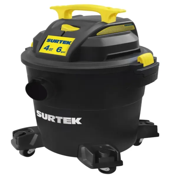 Aspiradora Sopladora 6 Gal 4 Hp Surtek Sólidos Y Líquidos (AS506A)