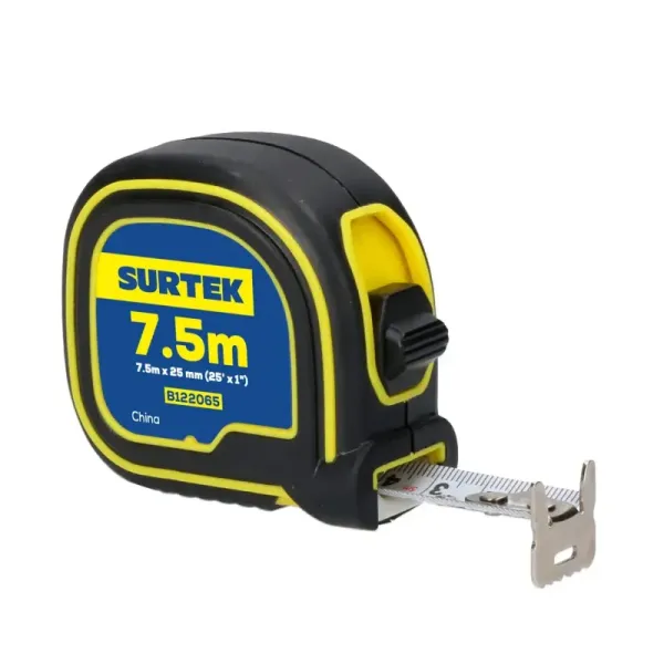 Flexómetro Cuerpo Soft Grip 7.5 M X 1' Surtek Doble Cara (B122065)
