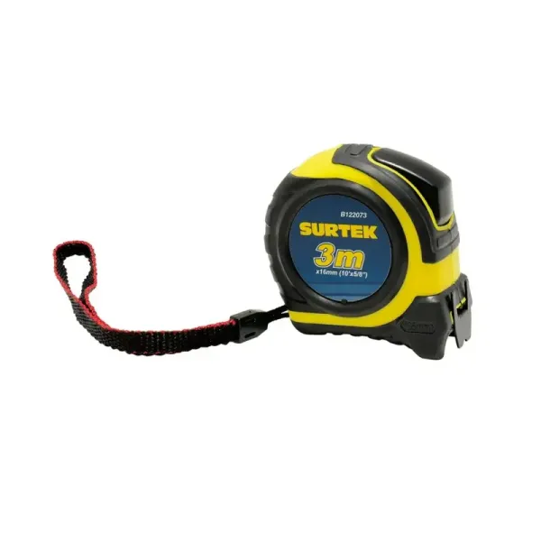 Flexómetro Cuerpo Rubber Grip 3 M X 5/8' Surtek Doble Cara (B122073)