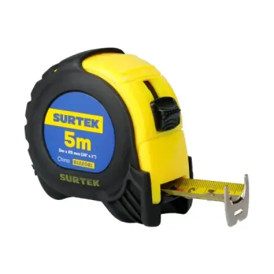 Flexómetro Cuerpo Anti-impacto 5 M X 1' Surtek Doble Cara