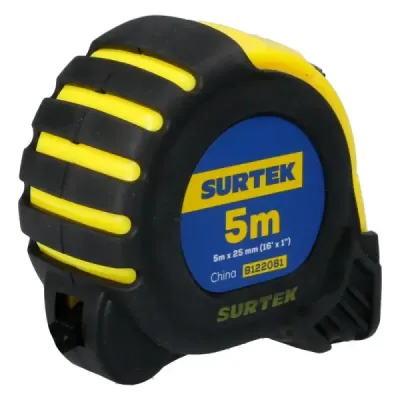 Flexómetro Cuerpo Anti-impacto 5 M X 1' Surtek Doble Cara