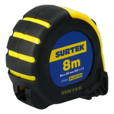 Flexómetro Cuerpo Anti-impacto 8 M X 1' Surtek Doble Cara