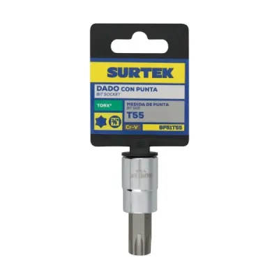 Copa Torx Corta T55 X 2' Profesional Surtek Cuadro 3/8'