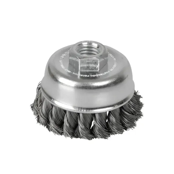 Grata Copa Trenzada 3' Rosca 5/8' Surtek Alambre 0.35 Mm (C512)