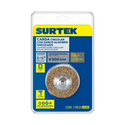 Grata Circular Ondulada 1.1/2' Zanco 1/4' 0.17 Mm Surtek