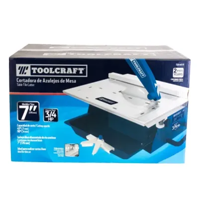 Cortadora De Baldosas De Mesa 7' 3/4 Hp Toolcraft Con Disco