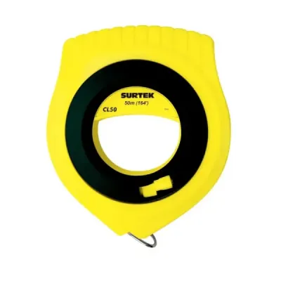 Cinta Métrica Larga Metálica 50 M X 13 Mm Surtek Cuerpo Abs