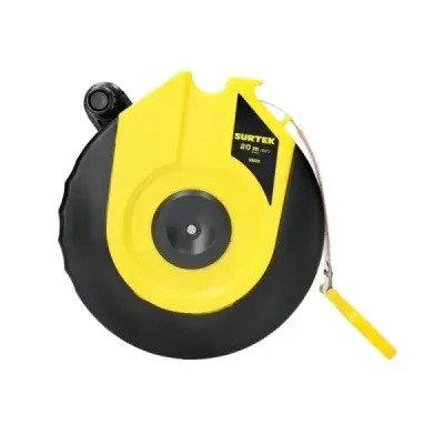 Cinta Métrica Fibra De Vidrio 20 M X 13 Mm Surtek Cuerpo Abs