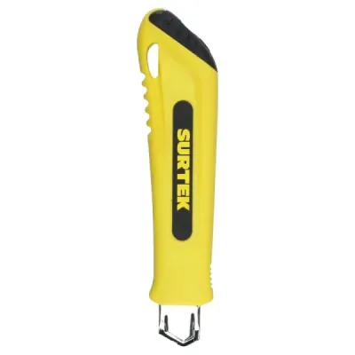 Cutter Bisturí Ergonómico 8' Hoja 18 Mm Automático Surtek