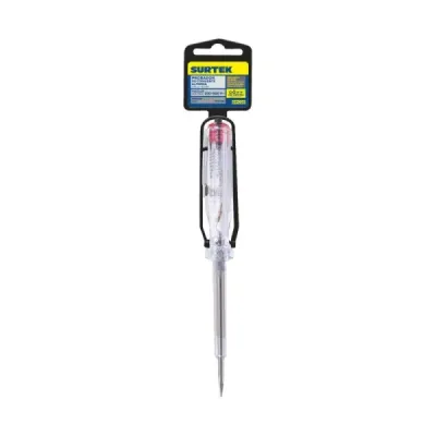 Probador Voltaje Corriente Alterna 100v - 500v Gris Surtek