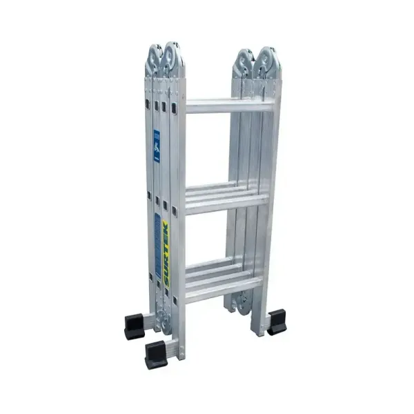 Escalera Multiposicion 150 Kg 12 Peldaños Surtek En Aluminio (EM212)