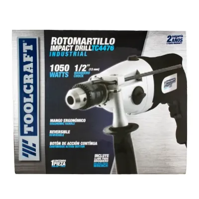 Taladro Percutor 1.050 W Industrial Toolcraft De 1/2'