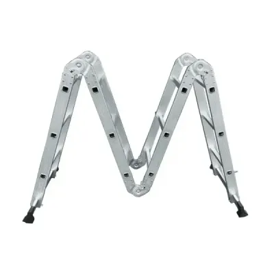 Escalera Multiposicion 150 Kg 12 Peldaños Surtek En Aluminio