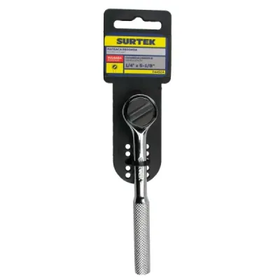 Ratchet Reversible Cabeza Redonda 1/4' Surtek Largo 13 Cm