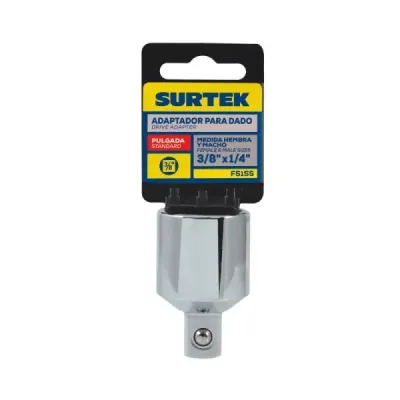 Adaptador De Copas (h) 3/8' A (m) 1/4' Surtek En Acero
