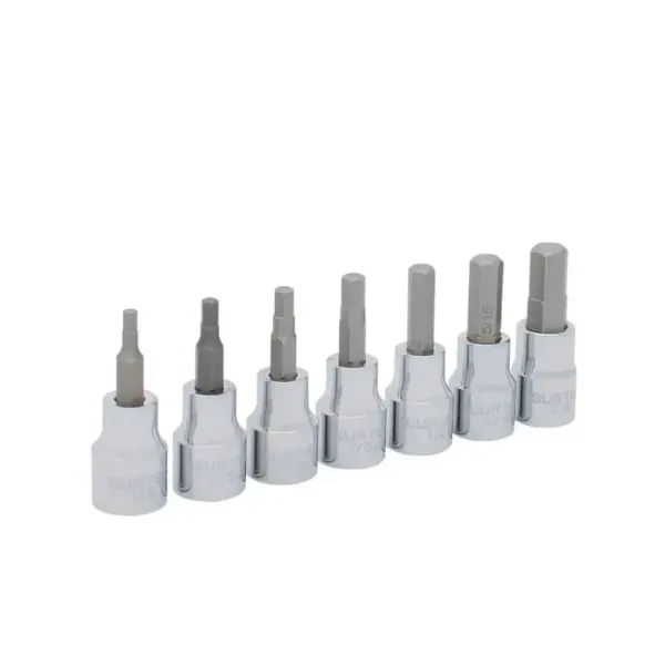 Juego De 7 Copas Hexagonales En Pulgadas Surtek Cuadro 3/8' (F51H00)