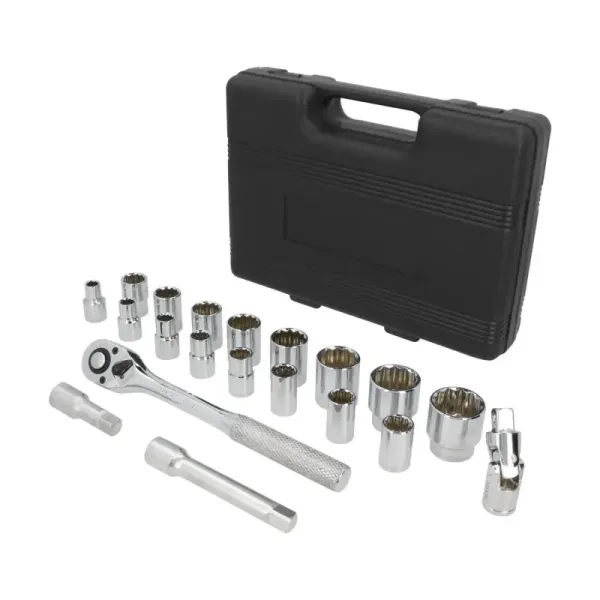 Juego 20 Copas Ratchet Y Extensión 1/2' Métrico Surtek (F5800BM)