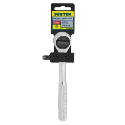 Ratchet Reversible Cabeza Redonda 1/2' Surtek Largo 25.4 Cm
