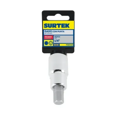 Copa Hexagonal Corta De 1/4' X 2.1/8' Surtek Cuadro 1/2'