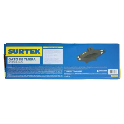 Gato De Tijera Para Carro 800 Kg Surtek Base Extra Ancha