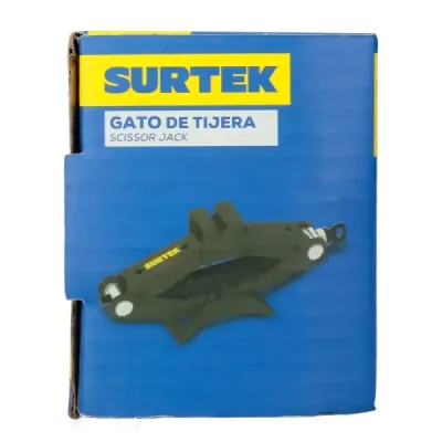 Gato De Tijera Para Carro 800 Kg Surtek Base Extra Ancha