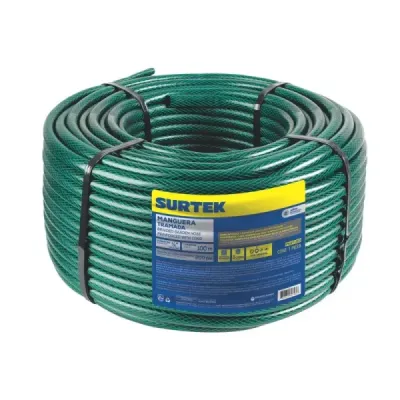 Manguera De Agua Para Jardín 100 M X 1/2' Tramada Surtek