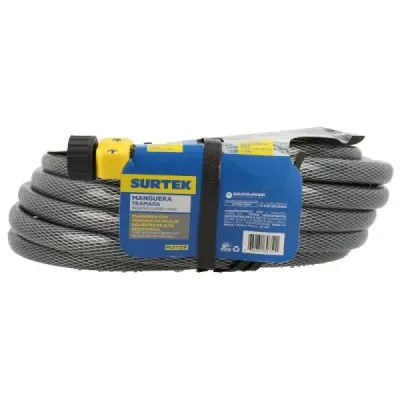 Manguera Para Jardín 15 M X 1/2' Surtek Conector Plástico