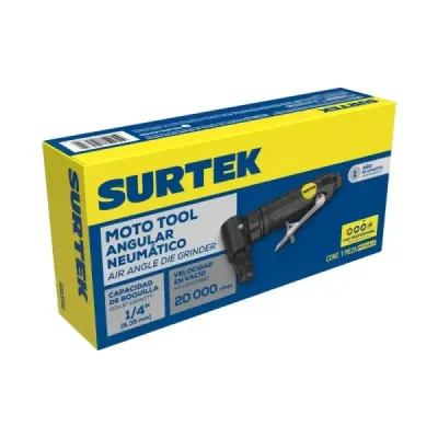 Mototool Neumático Angular 1/4' 20000 Rpm 90 Psi Surtek