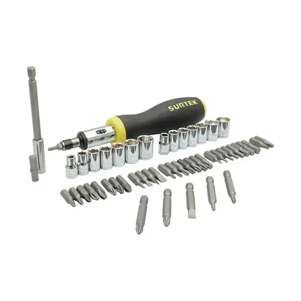 Juego 52 Puntas Y Accesorios Con Copas Tipo Ratchet Surtek (PFC52)