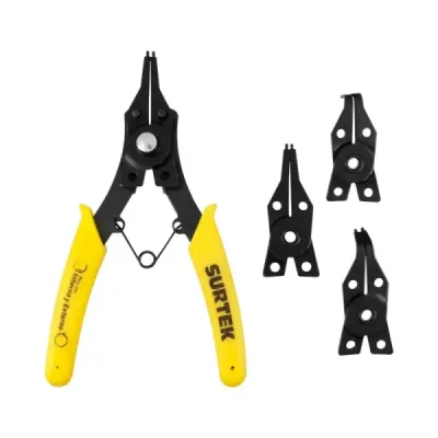 Alicate Anillos De Retención Intercambiable Surtek 5 Piezas
