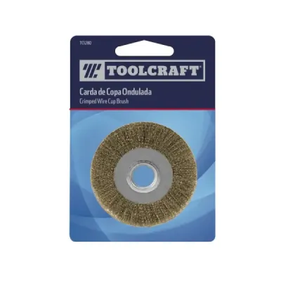 Grata Copa Trenzada 4' Fino Toolcraft Entrada 5/8'