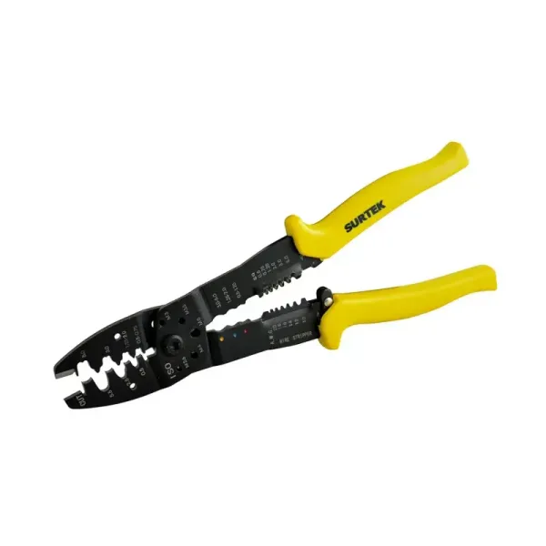 Alicate Pelacable 10' 10 - 22 Awg Surtek Con Corta Tornillo (PLC10)