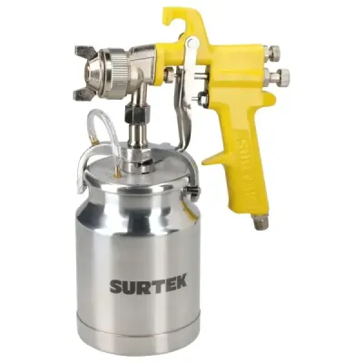 Pistola De Pintar Alta Presión 1.8 Mm 1000 Ml 72 Psi Surtek