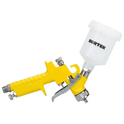 Pistola Para Pintar Terminados Hvlp 0.8 Mm 125 Ml Surtek