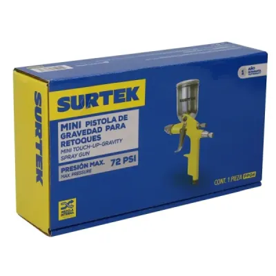 Pistola Para Pintar Terminados Hvlp 0.5 Mm 125 Ml Surtek
