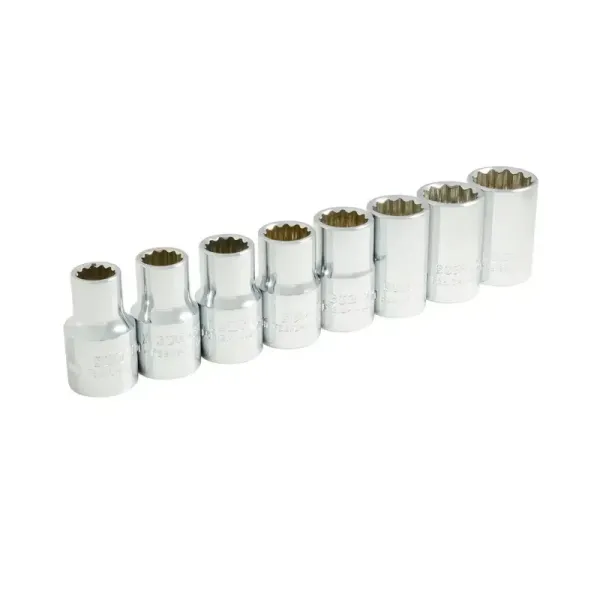 Juego 8 Copas 10 Mm A 19 Mm 12 Puntas Surtek Cuadro 1/2' (S01M)