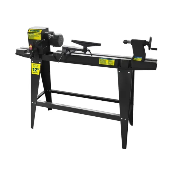 Torno Para Madera 12' 550 W 600 A 2400 Rpm 120 V Surtek (TM612)