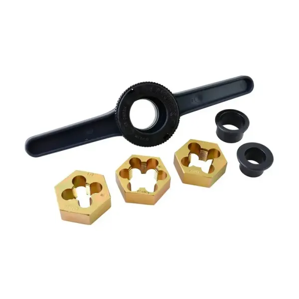 Juego Tarrajas Para Tubo Pvc 1/2' 3/4' 1' Surtek 6 Piezas (TMP3)