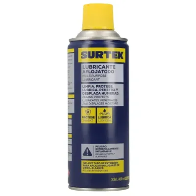 Aceite Aflojatodo 400 Ml Surtek Protege Y Lubrica Cadenas