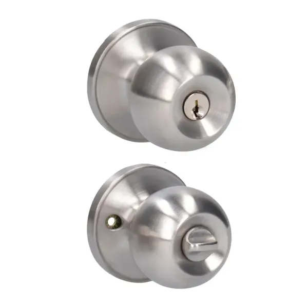 Cerradura De Bola Pomo Para Recámara Acero Inoxidable Lock (10PO)