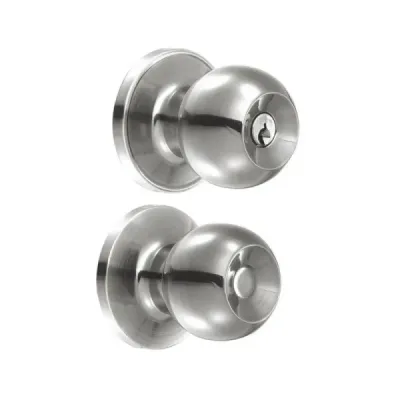 Cerradura De Bola Pomo Para Entrada Acero Inoxidable Lock