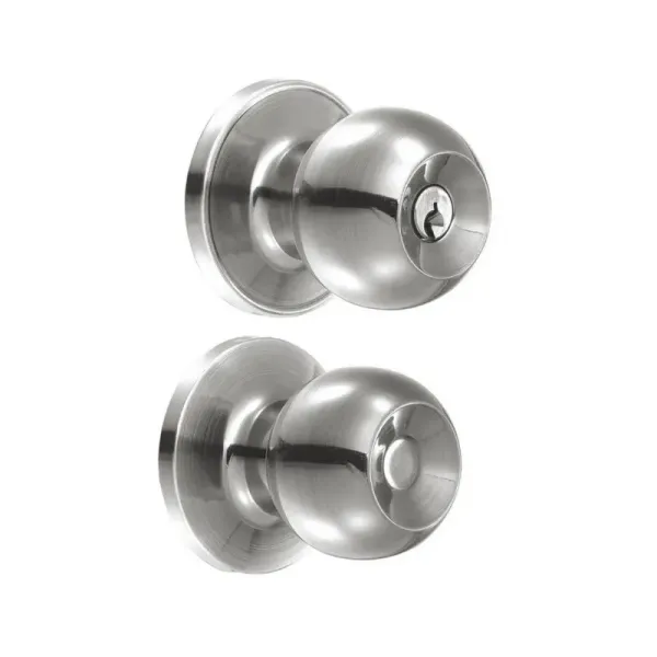 Cerradura De Bola Pomo Para Entrada Acero Inoxidable Lock (12PO)