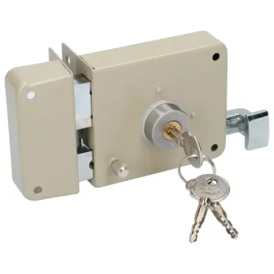 Cerradura De Sobreponer Lado Izquierdo Lock Llave Tetra Caja