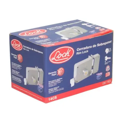 Cerradura De Sobreponer Lado Derecho Lock Llave De Puntos