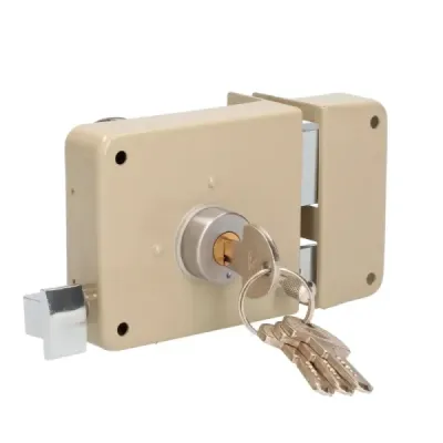 Cerradura De Sobreponer Lado Derecho Lock Llave De Puntos