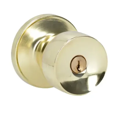 Cerradura Copa Recta Para Recámara Latón Brillante Lock