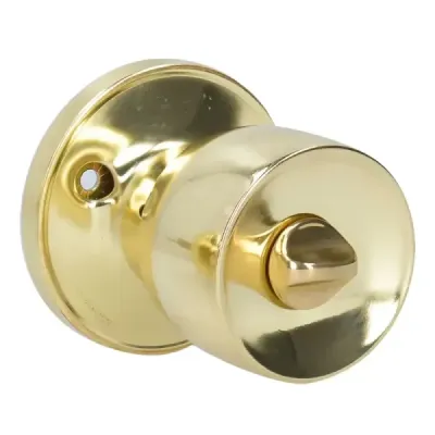 Cerradura Copa Recta Para Recámara Latón Brillante Lock
